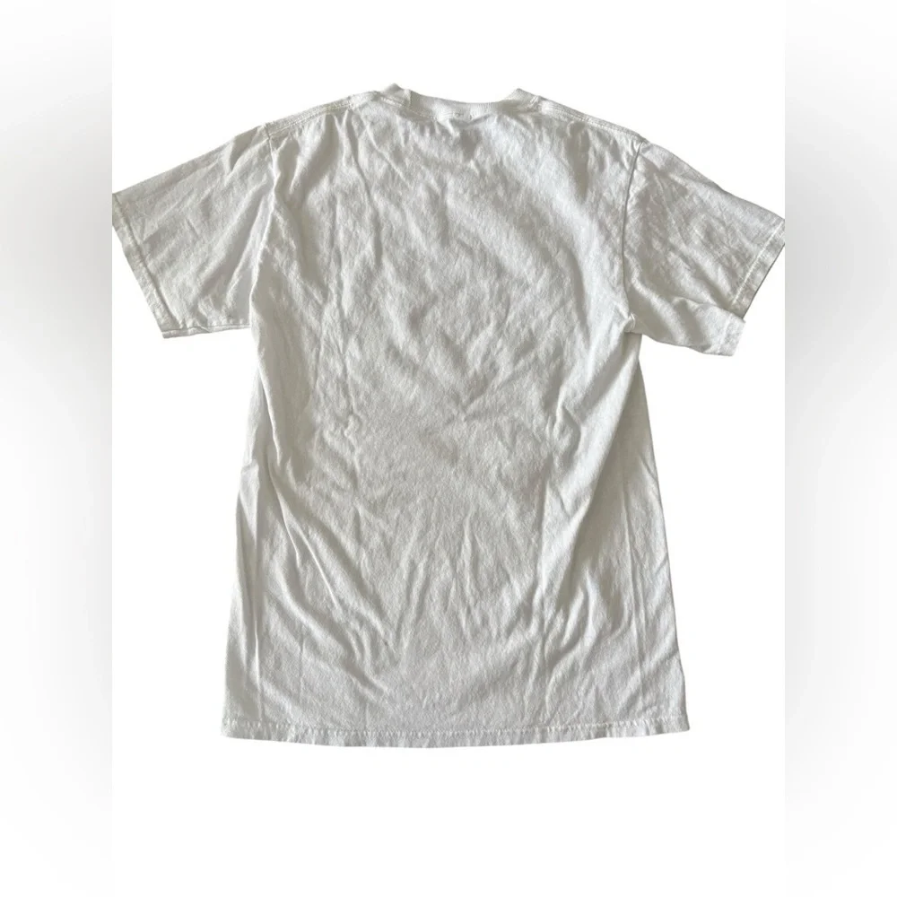Coastal Carolina University White Graphic T-Shirt with Teal Print